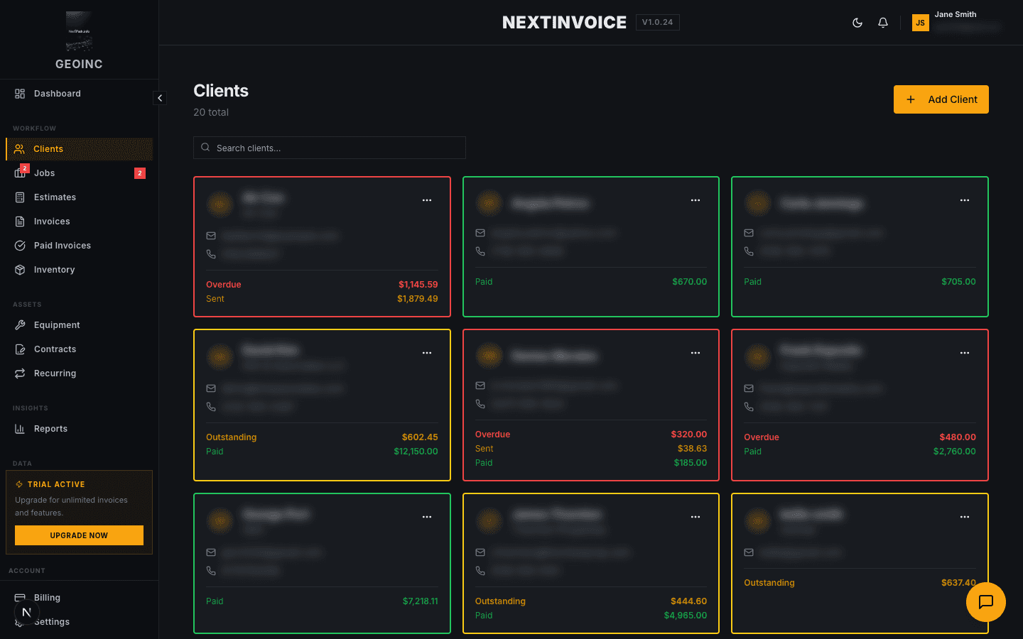Client management